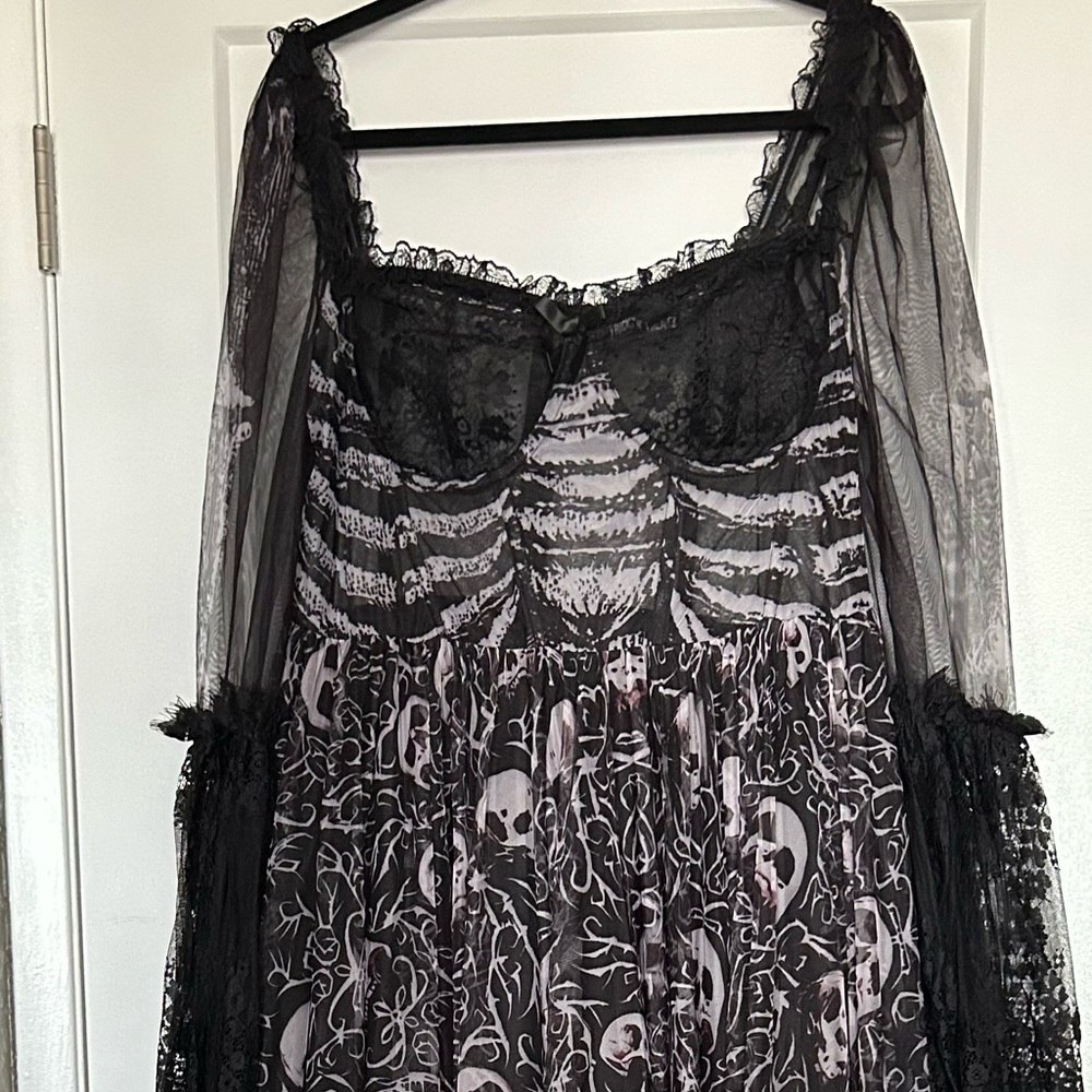 Dolls Kill - Dance With Death - Beautiful Skeleton Gown NWOT